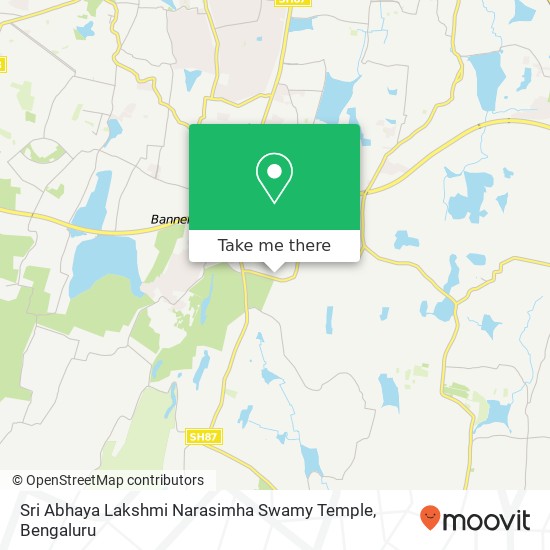 Sri Abhaya Lakshmi Narasimha Swamy Temple map