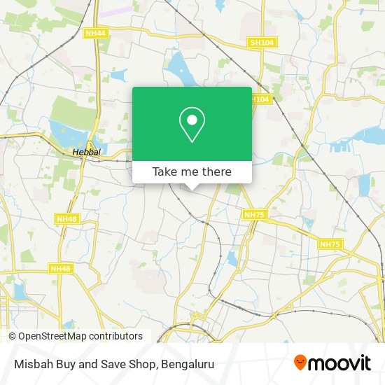 Misbah Buy and Save Shop map