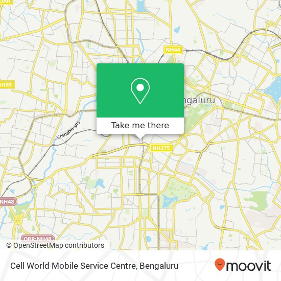 Cell World Mobile Service Centre map