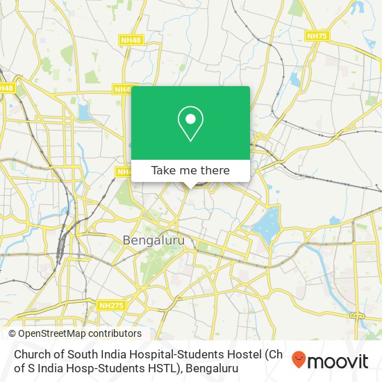 Church of South India Hospital-Students Hostel (Ch of S India Hosp-Students HSTL) map