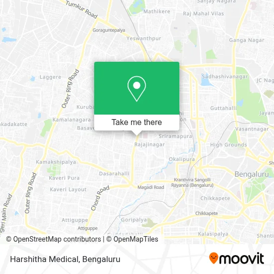 Harshitha Medical map