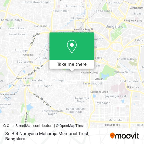 Sri Bet Narayana Maharaja Memorial Trust map