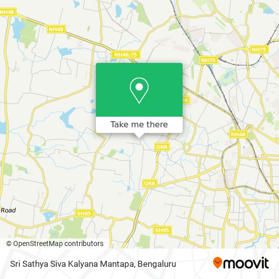 Sri Sathya Siva Kalyana Mantapa map