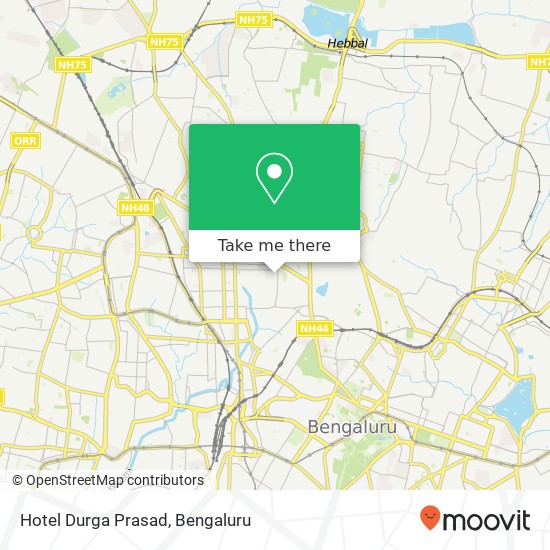 Hotel Durga Prasad map
