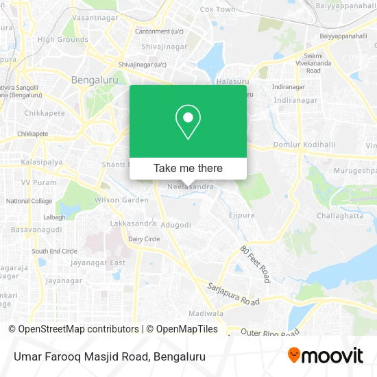 Umar Farooq Masjid Road map