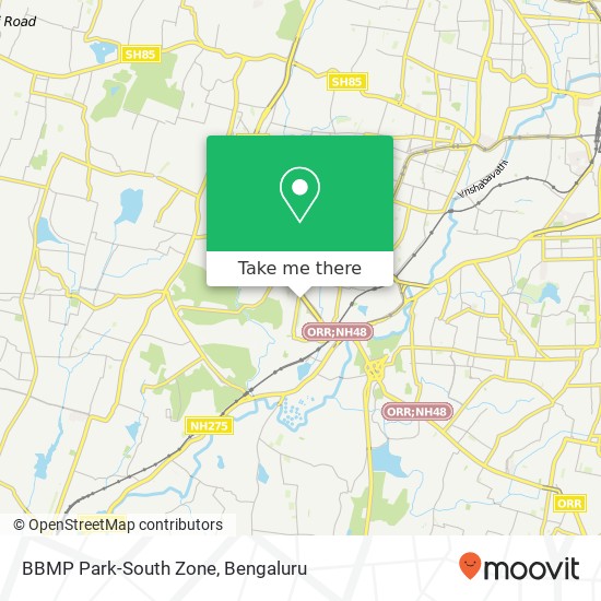 BBMP Park-South Zone map