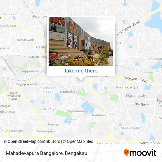 Mahadevapura Bangalore map