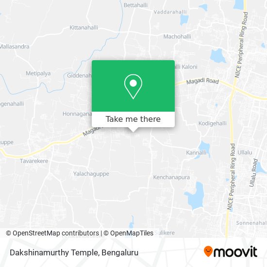 Dakshinamurthy Temple map