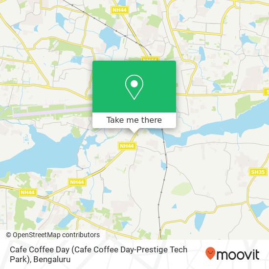 Cafe Coffee Day (Cafe Coffee Day-Prestige Tech Park) map