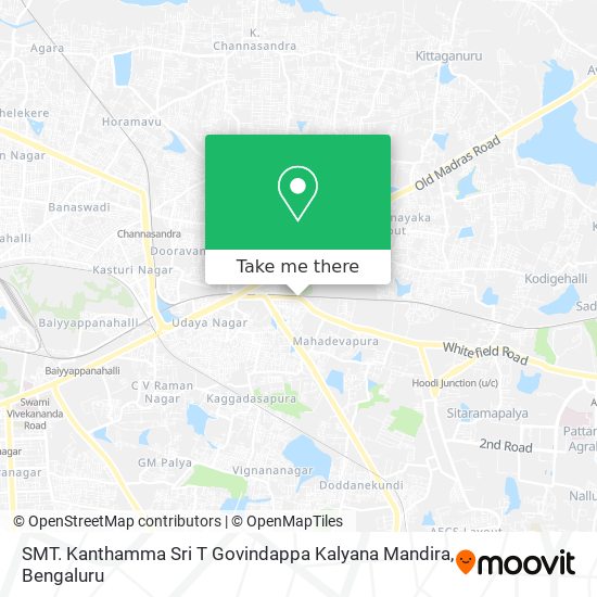 SMT. Kanthamma Sri T Govindappa Kalyana Mandira map