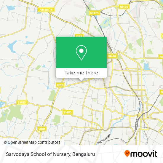 Sarvodaya School of Nursery map