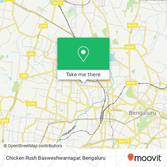 Chicken Rush Basweshwarnagar map
