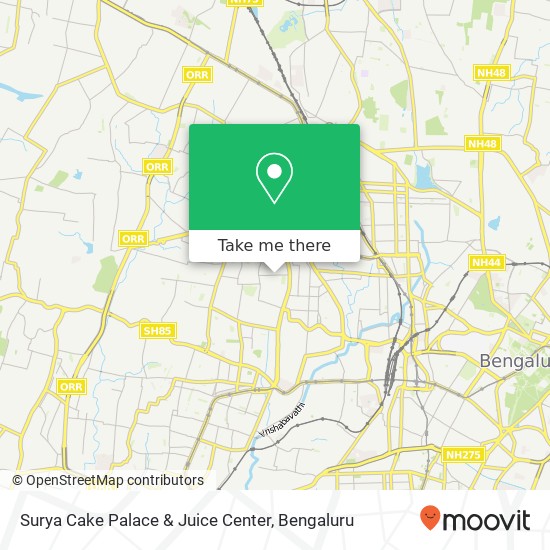 Surya Cake Palace & Juice Center map