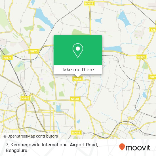 7, Kempegowda International Airport Road map