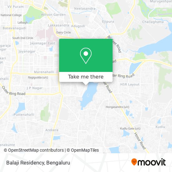 Balaji Residency map