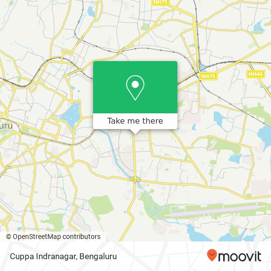 Cuppa Indranagar map