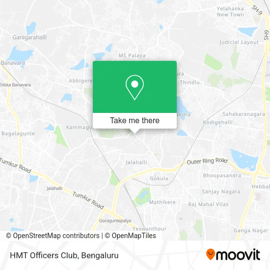 HMT Officers Club map