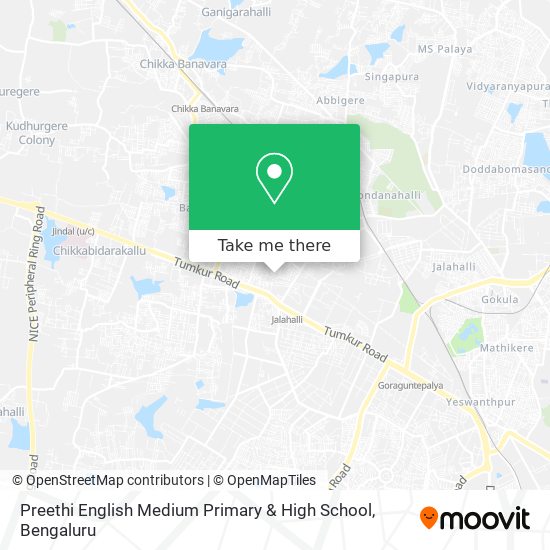 Preethi English Medium Primary & High School map