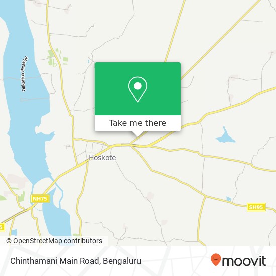 Chinthamani Main Road map