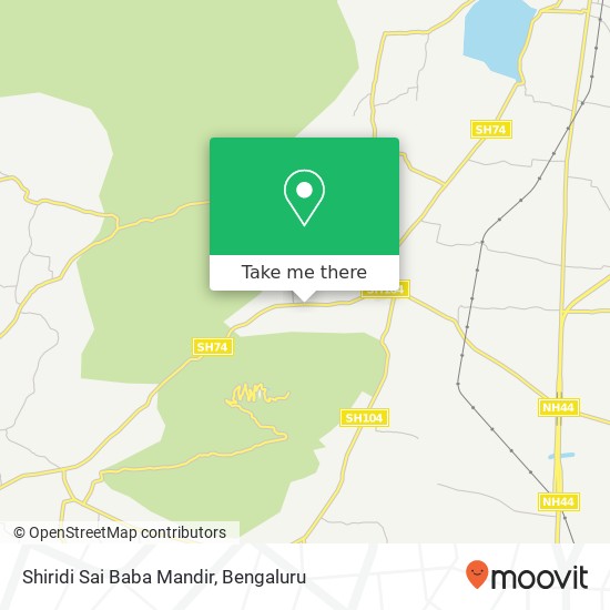 Shiridi Sai Baba Mandir map