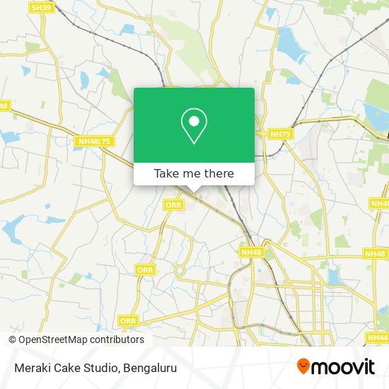 Meraki Cake Studio map