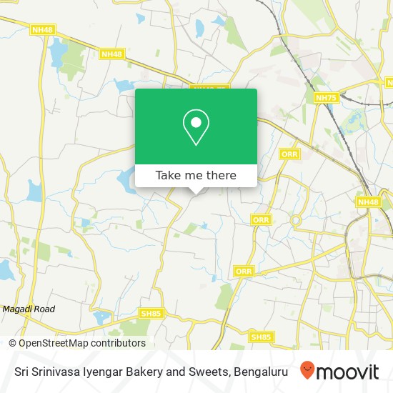 Sri Srinivasa Iyengar Bakery and Sweets map