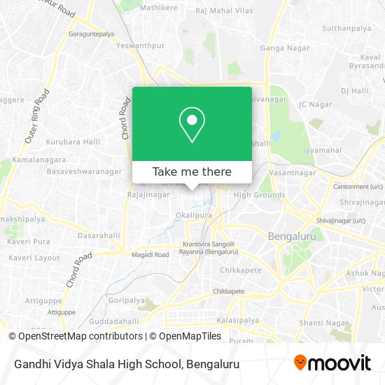 Gandhi Vidya Shala High School map