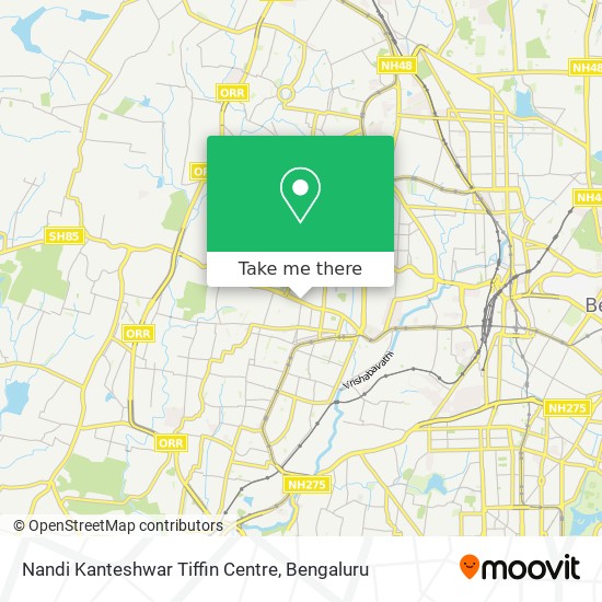 Nandi Kanteshwar Tiffin Centre map