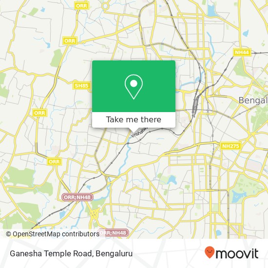 Ganesha Temple Road map