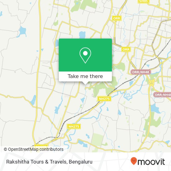 Rakshitha Tours & Travels map