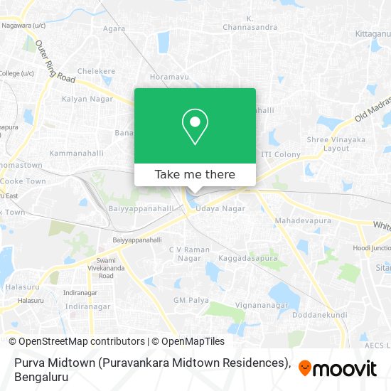 Purva Midtown (Puravankara Midtown Residences) map