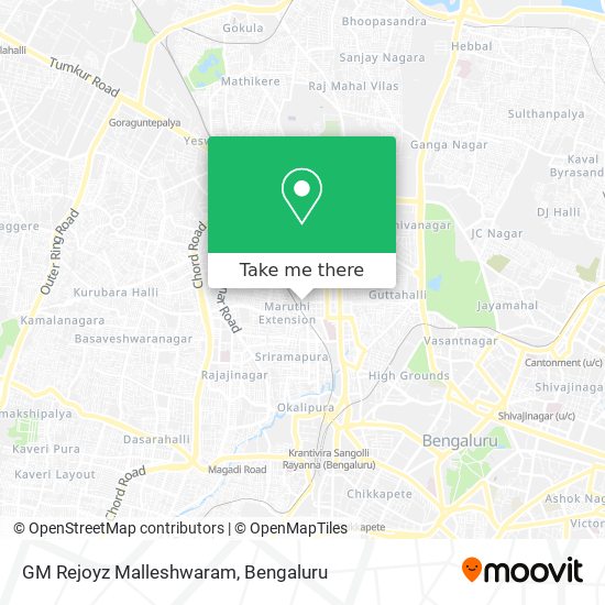 GM Rejoyz Malleshwaram map