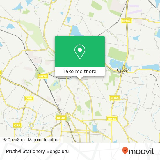 Pruthvi Stationery map