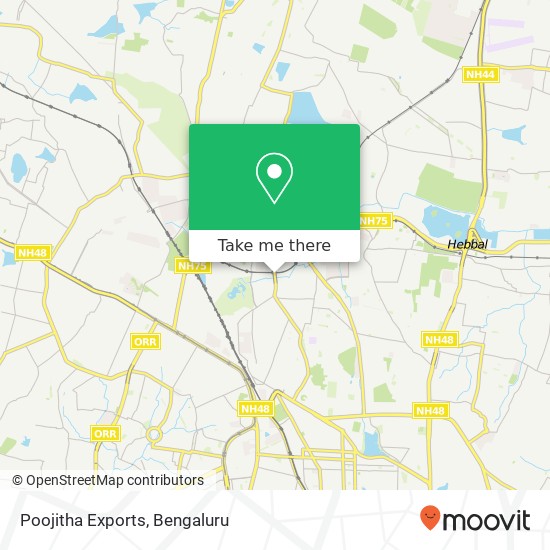 Poojitha Exports map