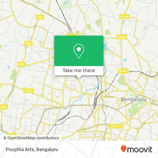 Poojitha Arts map