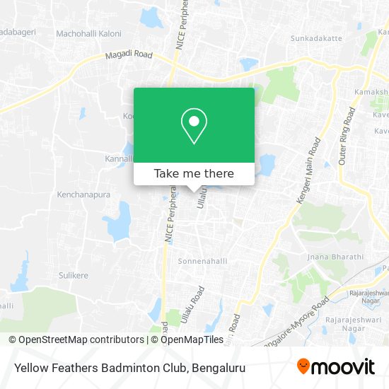 Yellow Feathers Badminton Club map