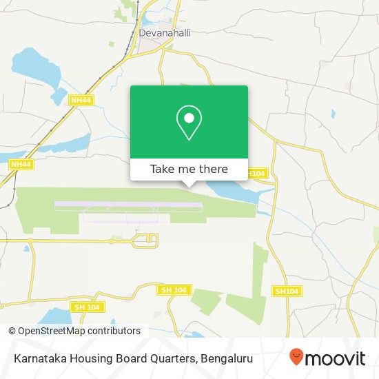Karnataka Housing Board Quarters map