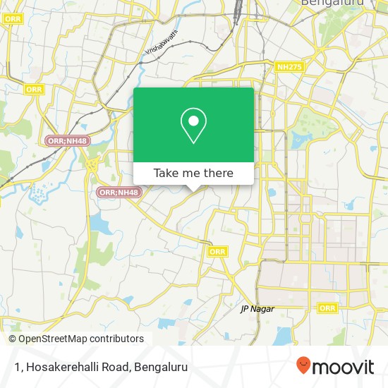 1, Hosakerehalli Road map