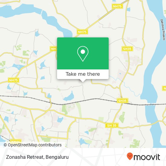 Zonasha Retreat map