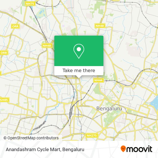 Anandashram Cycle Mart map