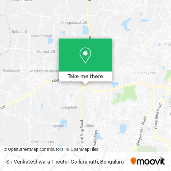 Sri Venkateshwara Theater Gollarahatti map