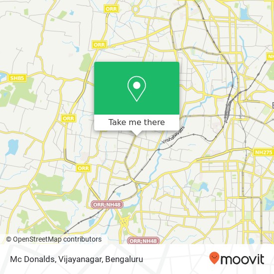 Mc Donalds, Vijayanagar map