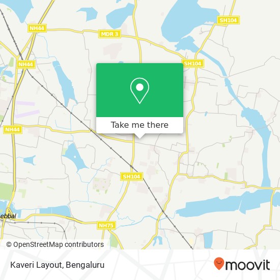 Kaveri Layout map