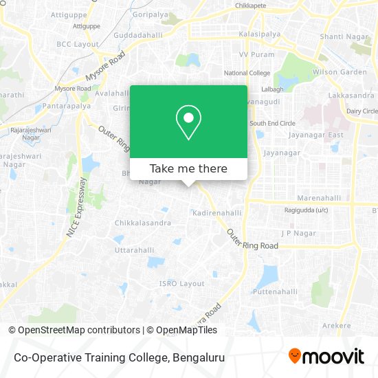 Co-Operative Training College map