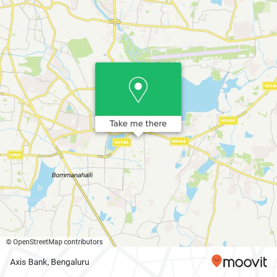 Axis Bank map