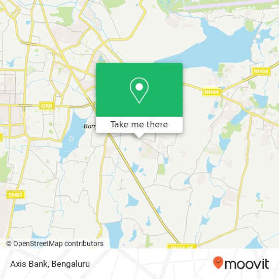 Axis Bank map