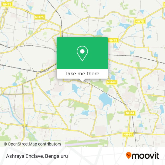 Ashraya Enclave map