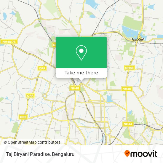 Taj Biryani Paradise map