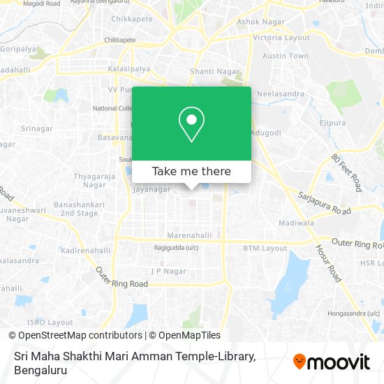 Sri Maha Shakthi Mari Amman Temple-Library map