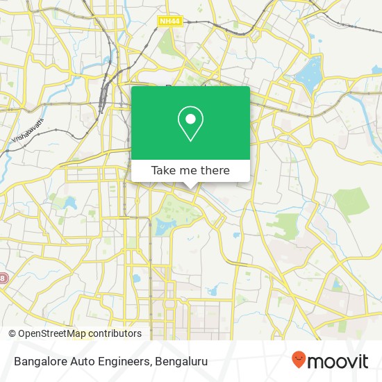 Bangalore Auto Engineers map